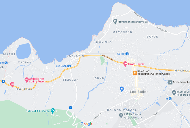 Laguna lake shores in Los Baños