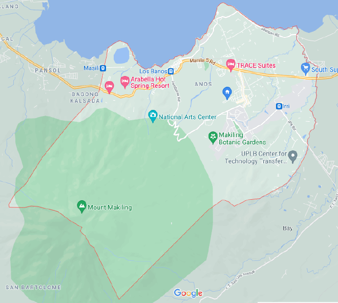 Los Baños Map