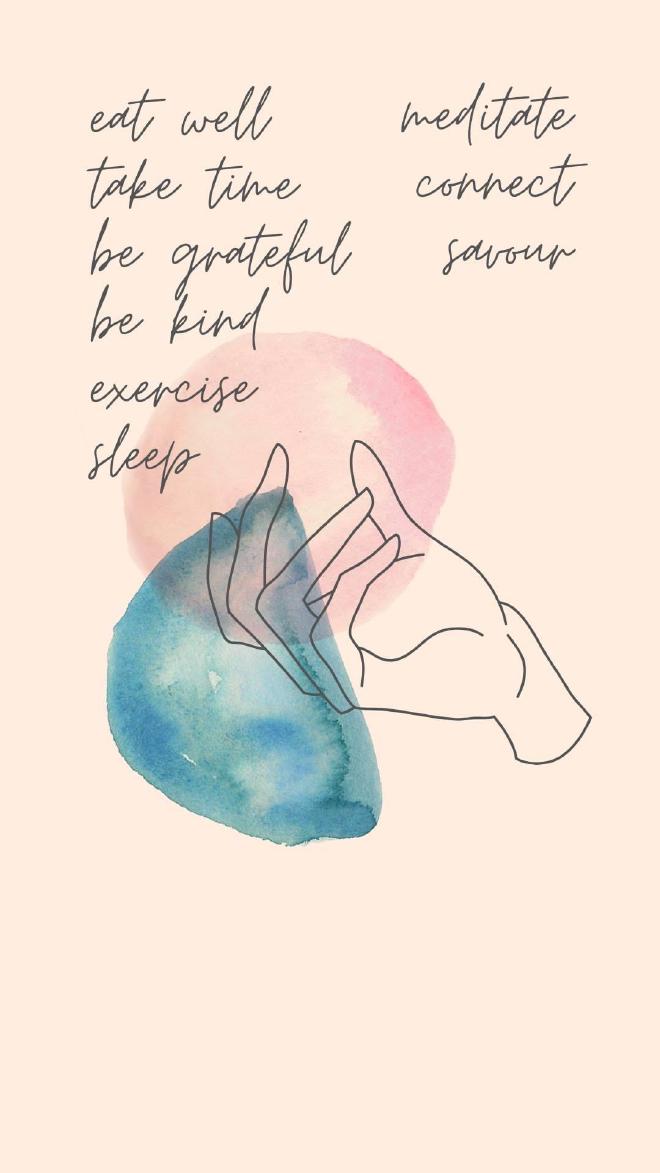 Happiness habits wallpaper